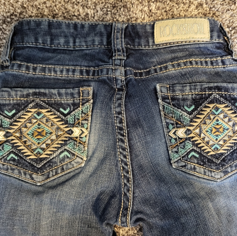 Rock and roll girls sz 12 boot cut jeans